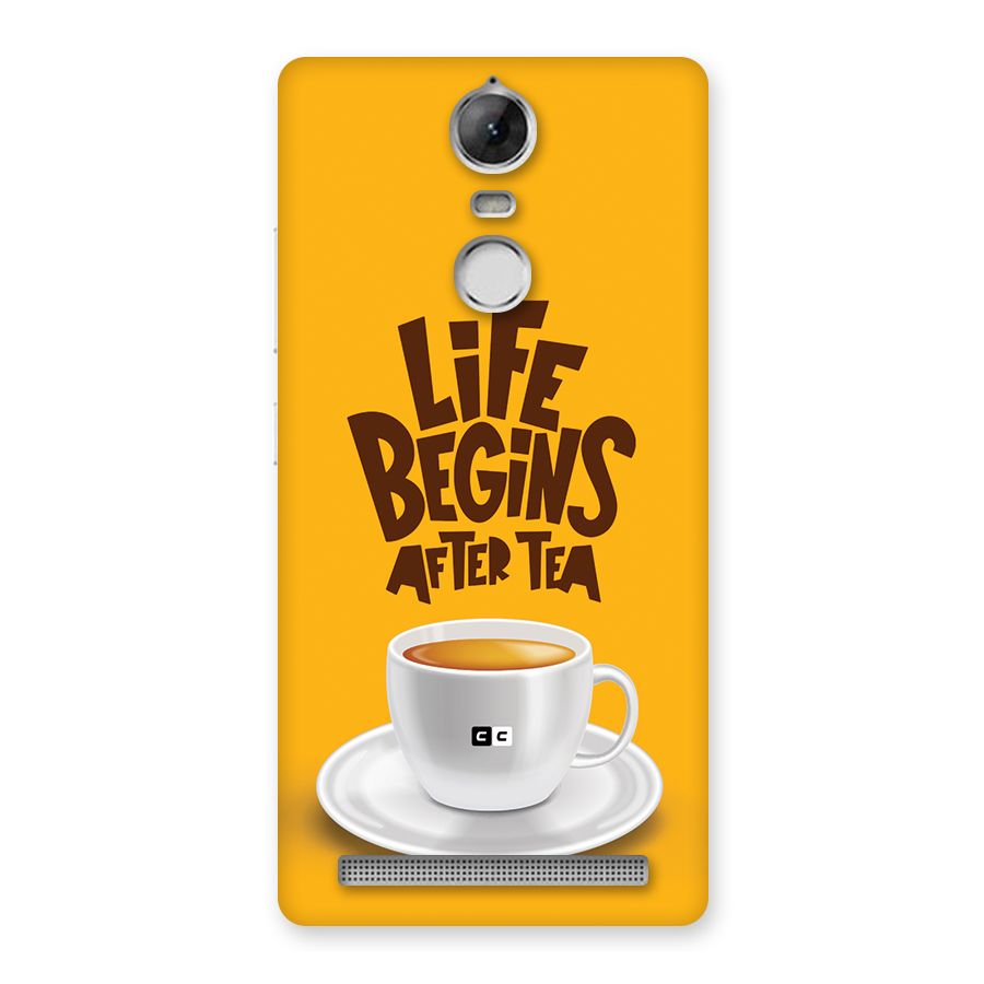 Begins After Tea Back Case for Vibe K5 Note