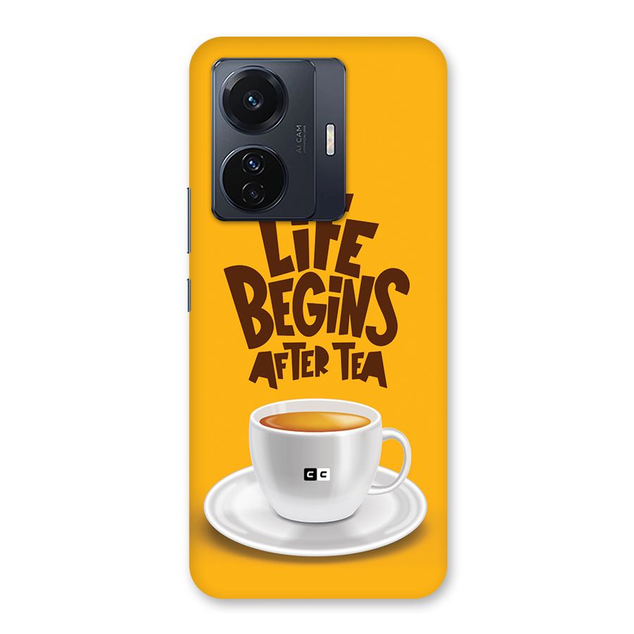 Begins After Tea Back Case for Vivo T1 Pro