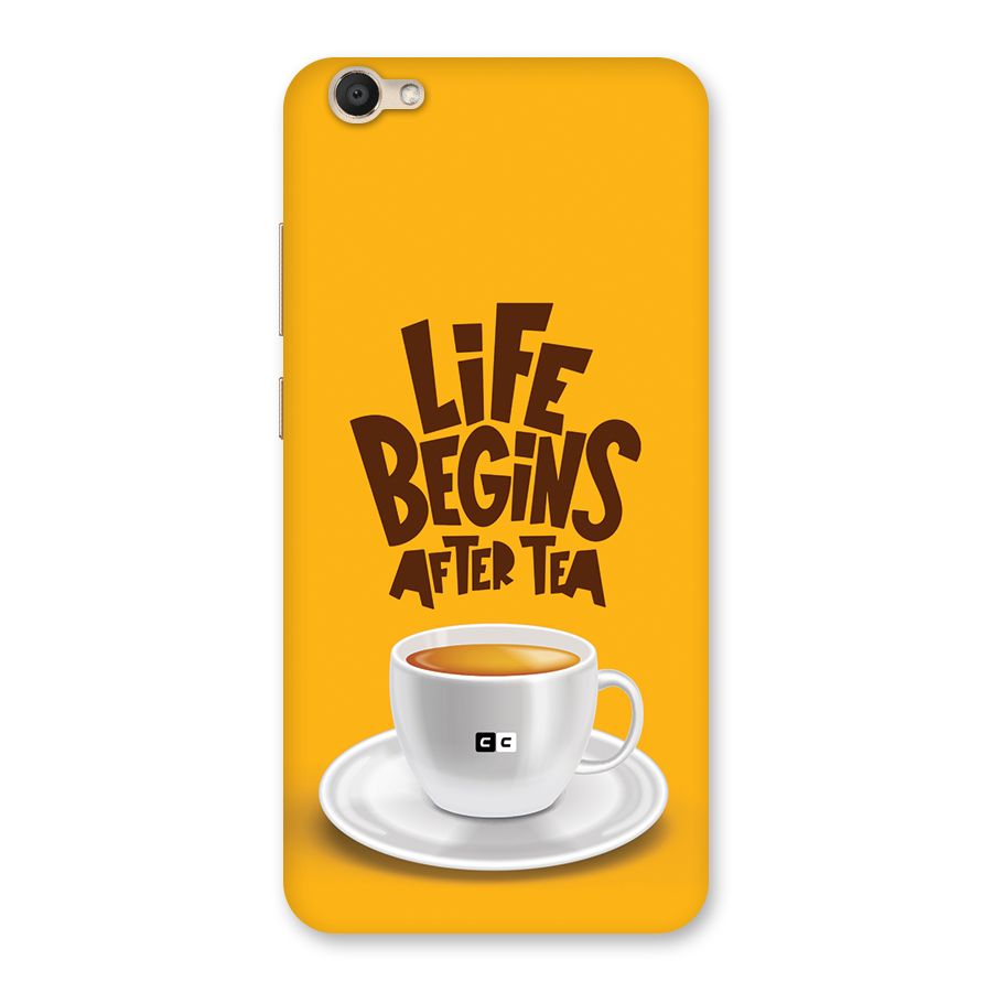 Begins After Tea Back Case for Vivo V5