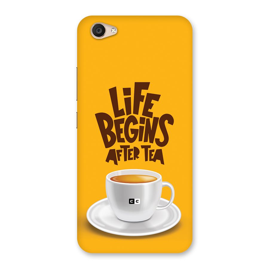 Begins After Tea Back Case for Vivo V5 Plus