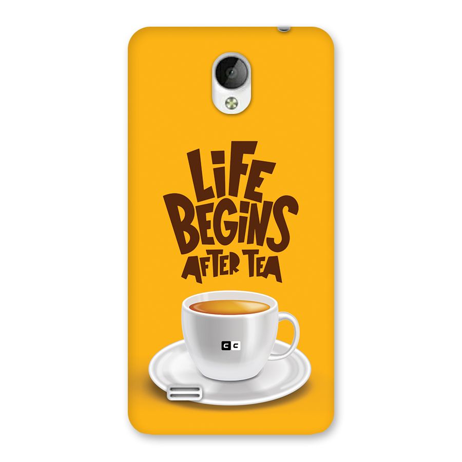 Begins After Tea Back Case for Vivo Y21