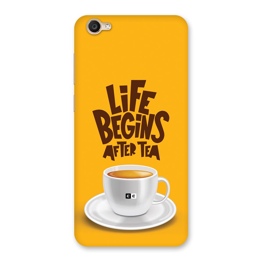 Begins After Tea Back Case for Vivo Y55