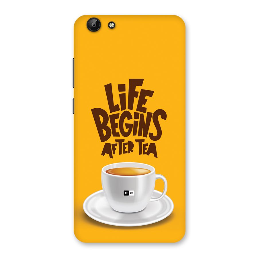 Begins After Tea Back Case for Vivo Y69