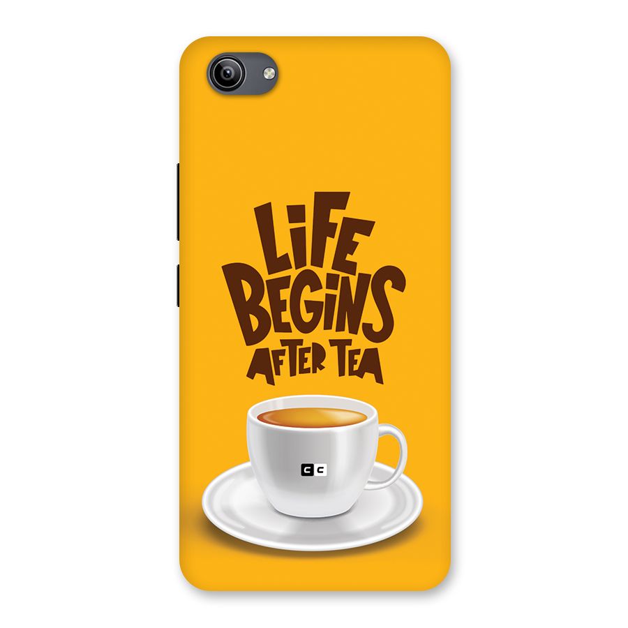 Begins After Tea Back Case for Vivo Y81i