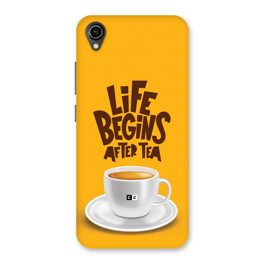 Begins After Tea Back Case for Vivo Y90