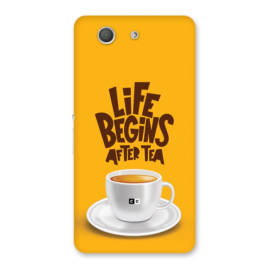 Begins After Tea Back Case for Xperia Z3 Compact