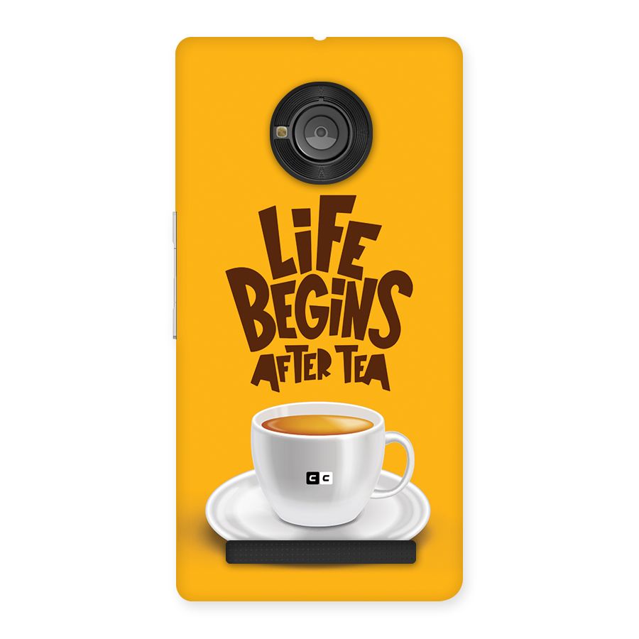 Begins After Tea Back Case for Yunique