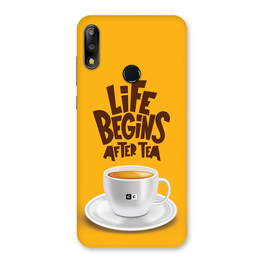 Begins After Tea Back Case for Zenfone Max Pro M2