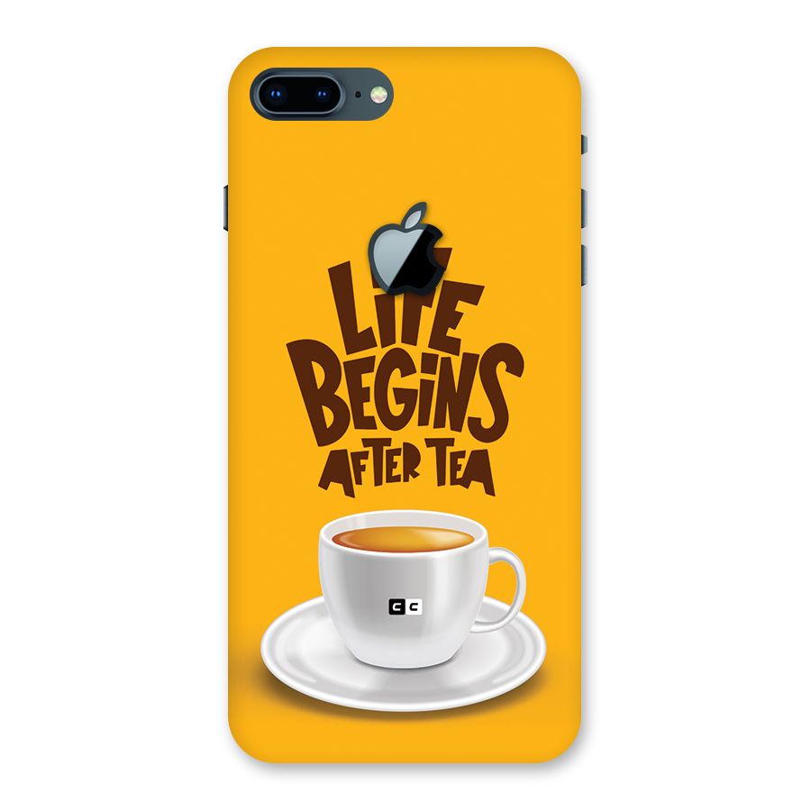 Begins After Tea Back Case for iPhone 7 Plus Apple Cut