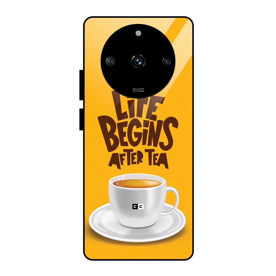 Begins After Tea Glass Back Case for Realme Narzo 60 5G
