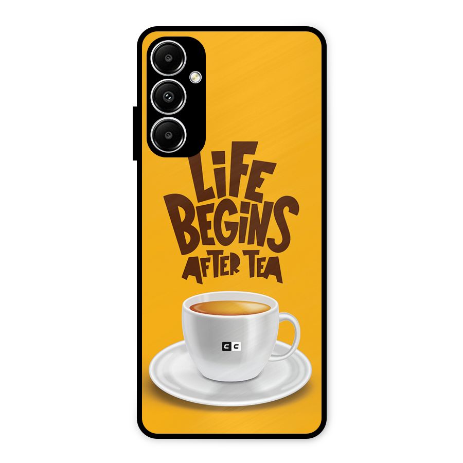 Begins After Tea Metal Back Case for Galaxy A05s