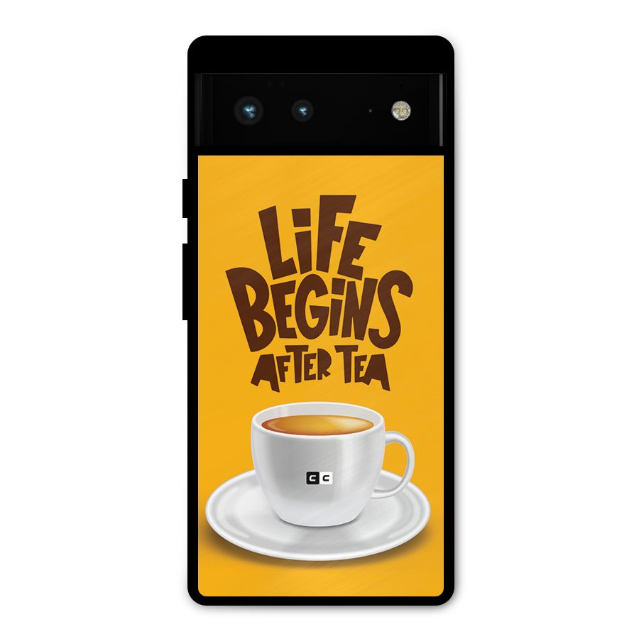 Begins After Tea Metal Back Case for Google Pixel 6