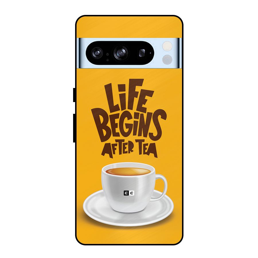Begins After Tea Metal Back Case for Google Pixel 8 Pro