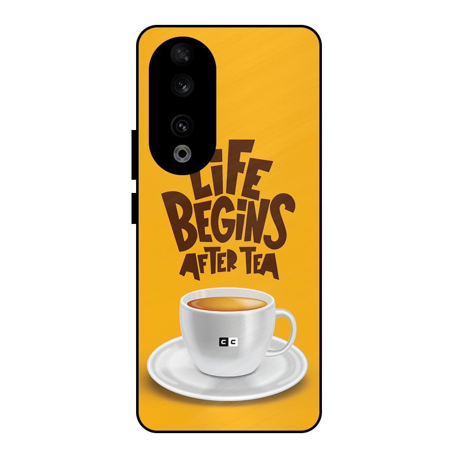 Begins After Tea Metal Back Case for Honor 90