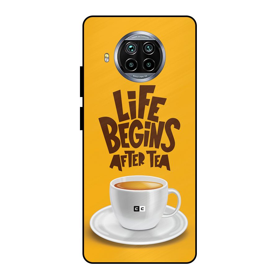 Begins After Tea Metal Back Case for Mi 10i