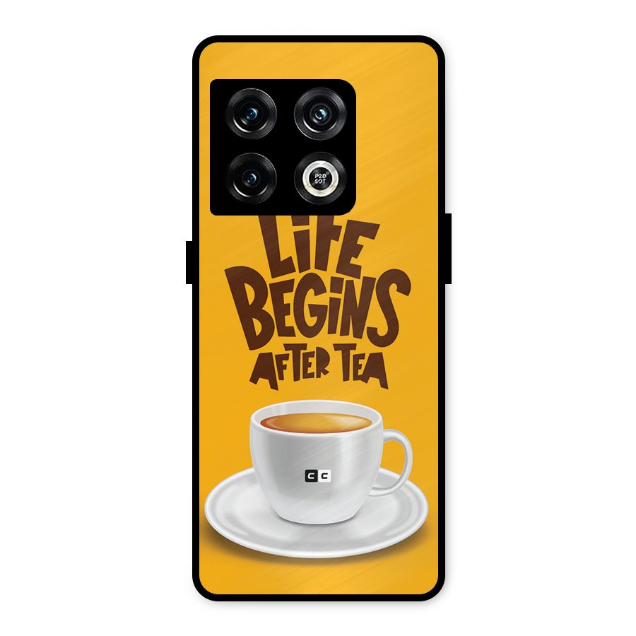 Begins After Tea Metal Back Case for OnePlus 10 Pro 5G