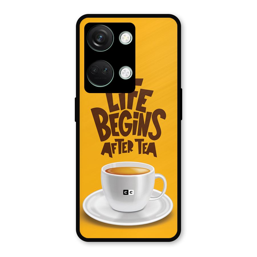 Begins After Tea Metal Back Case for OnePlus Nord 3