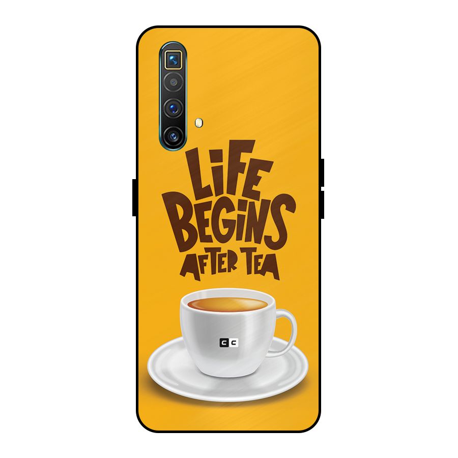 Begins After Tea Metal Back Case for Realme X3