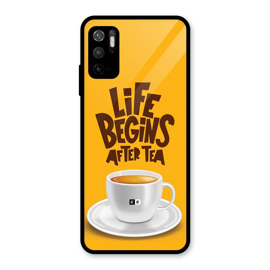 Begins After Tea Metal Back Case for Redmi Note 10T 5G