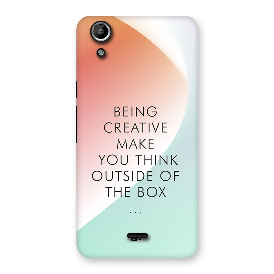 Being Creative Back Case for Canvas Selfie Lens Q345