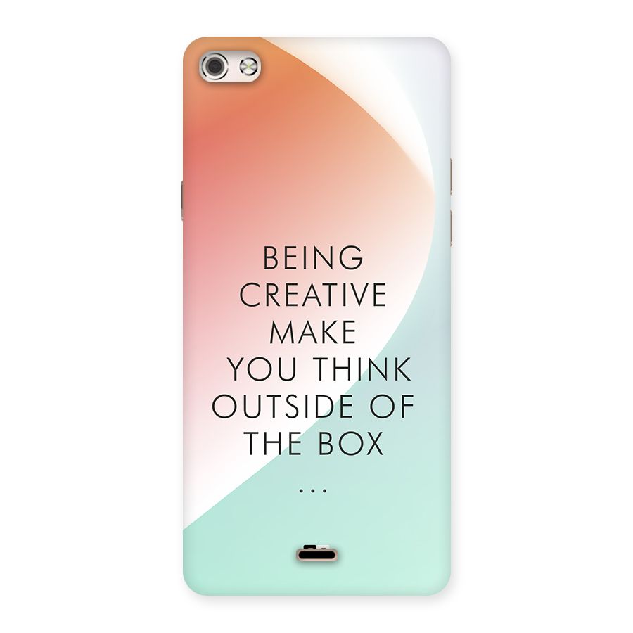 Being Creative Back Case for Canvas Silver 5