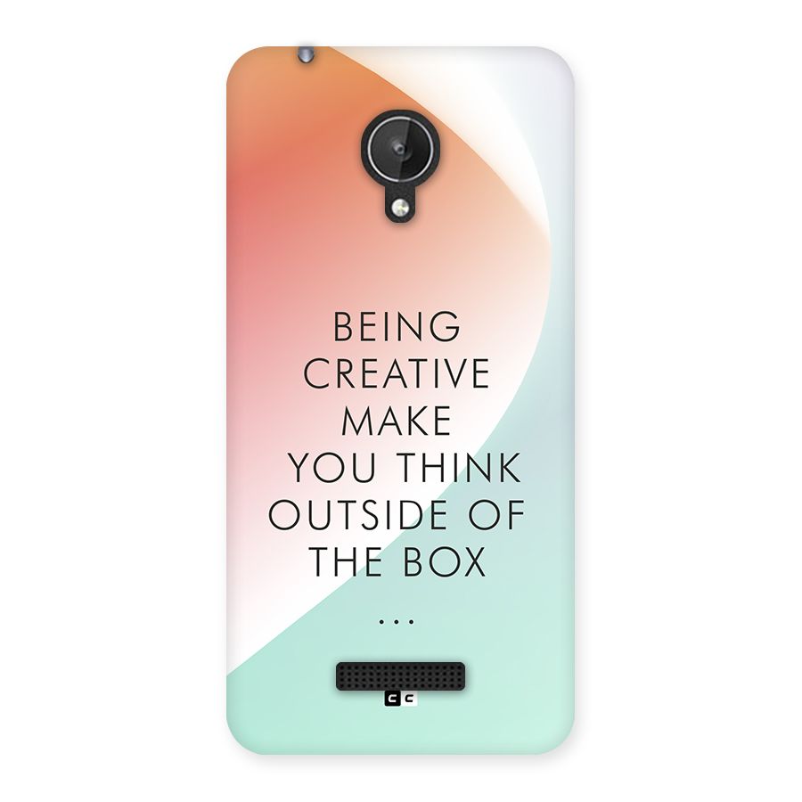 Being Creative Back Case for Canvas Spark Q380