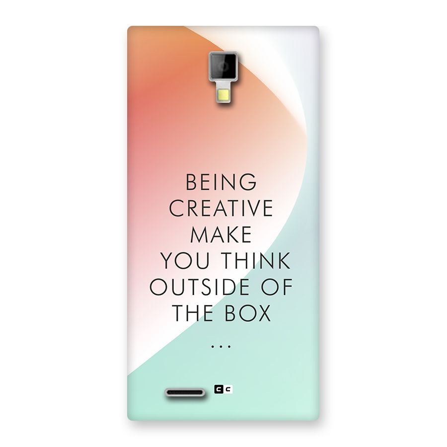 Being Creative Back Case for Canvas Xpress A99