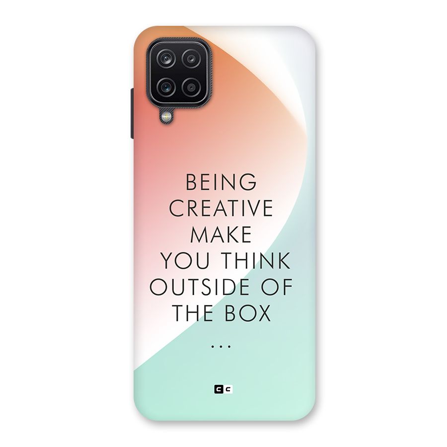 Being Creative Back Case for Galaxy A12