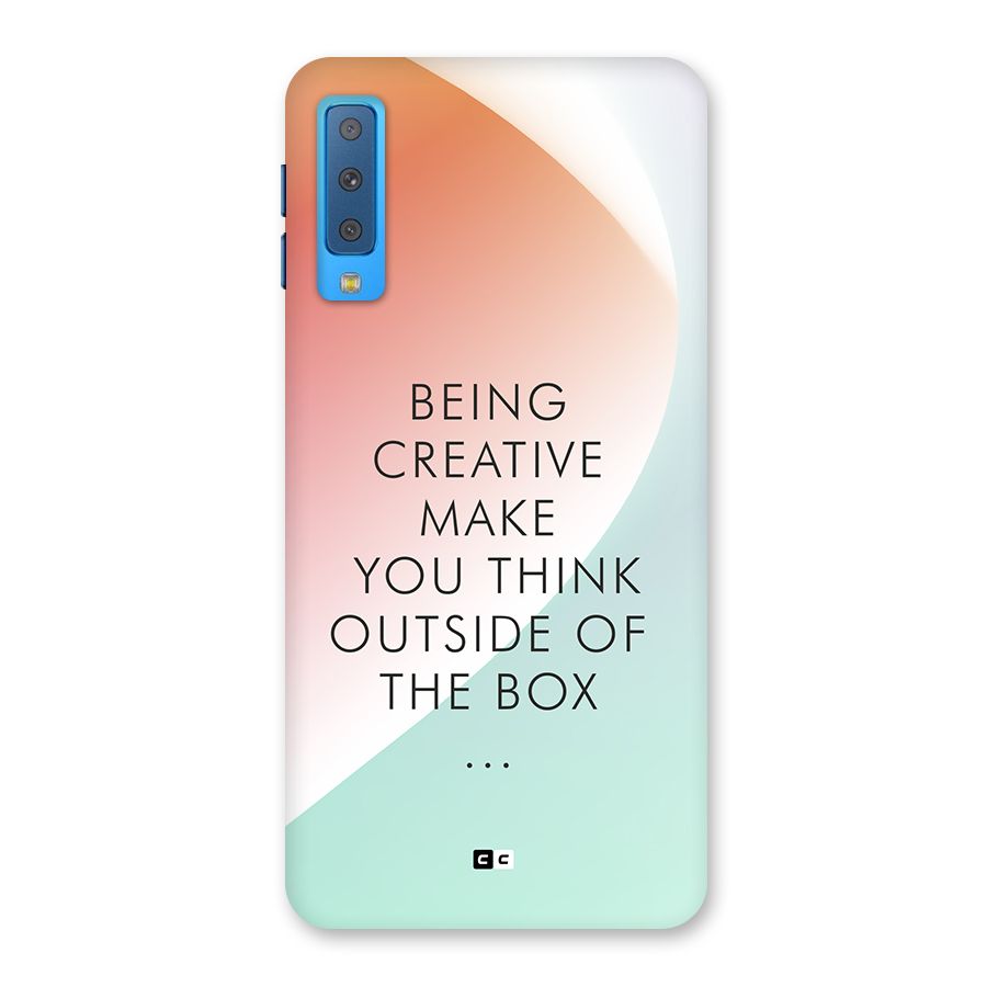 Being Creative Back Case for Galaxy A7 (2018)