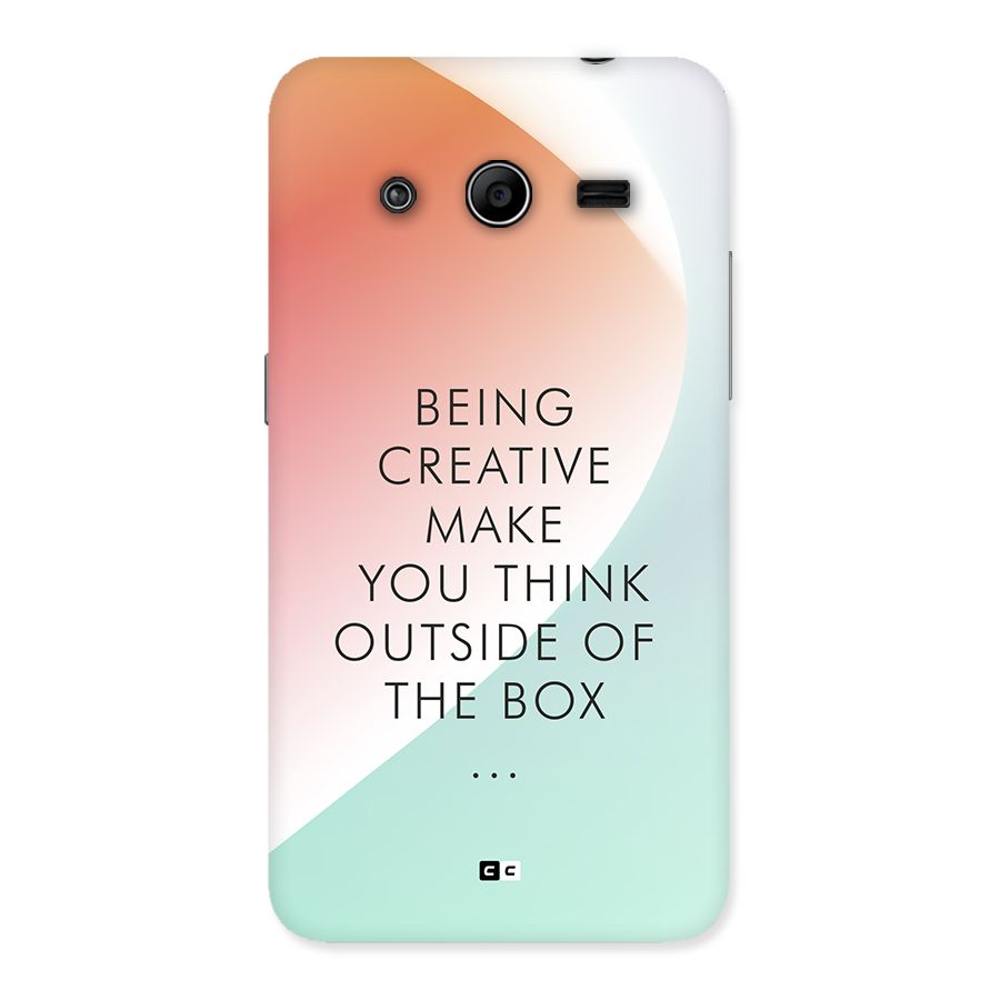 Being Creative Back Case for Galaxy Core 2