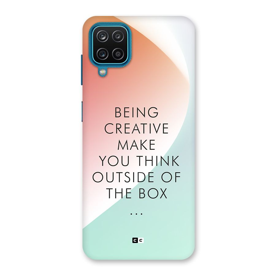 Being Creative Back Case for Galaxy F12