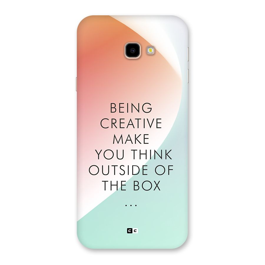 Being Creative Back Case for Galaxy J4 Plus