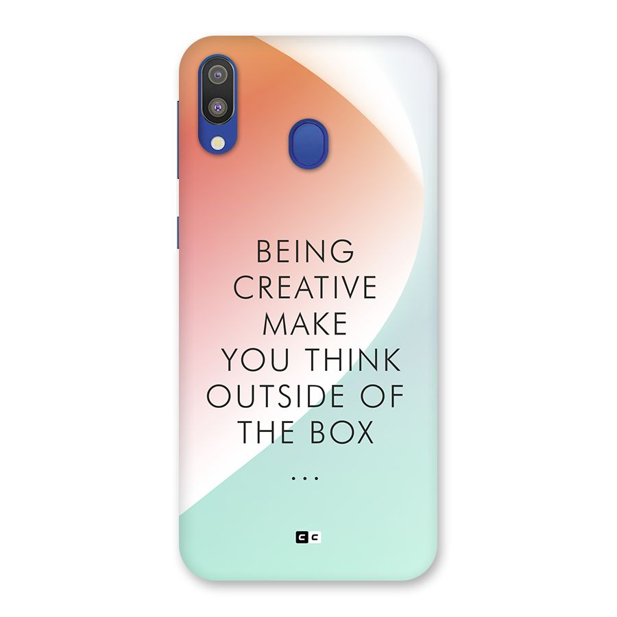 Being Creative Back Case for Galaxy M20