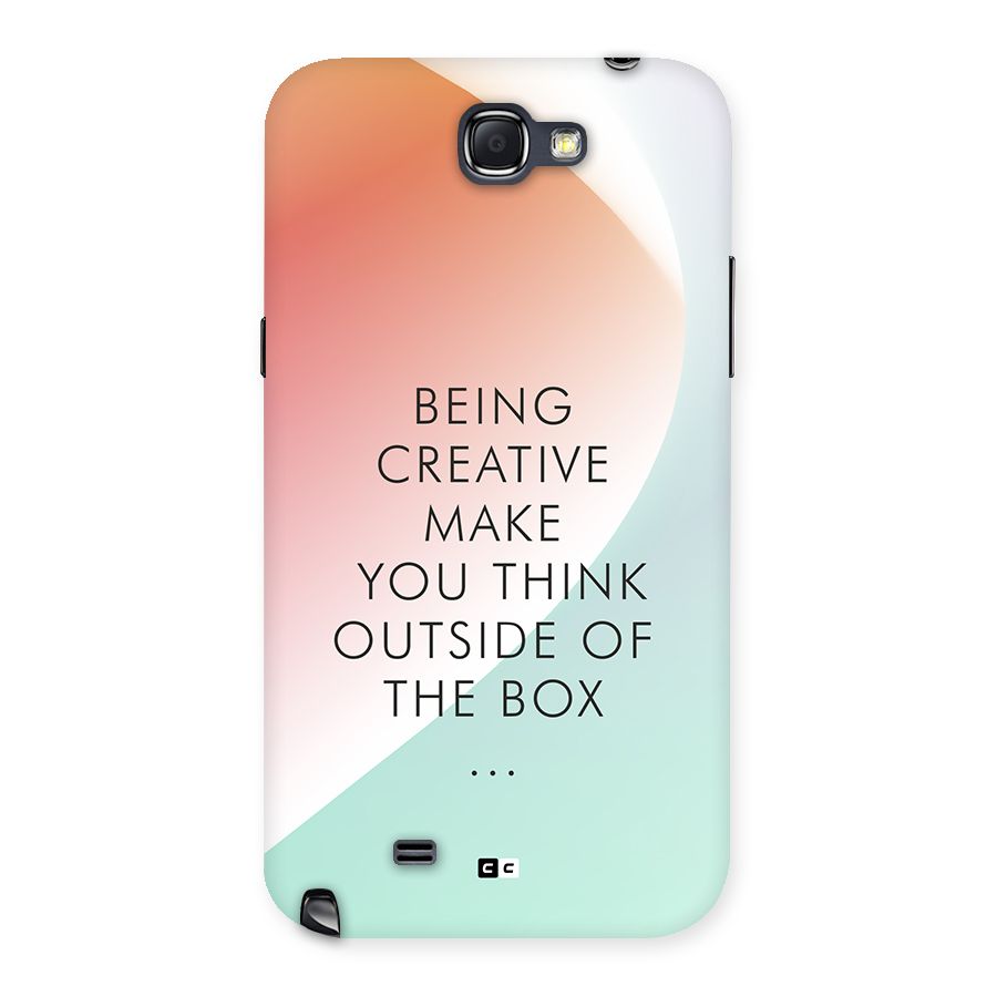 Being Creative Back Case for Galaxy Note 2