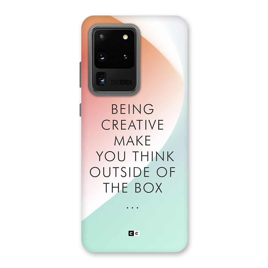 Being Creative Back Case for Galaxy S20 Ultra