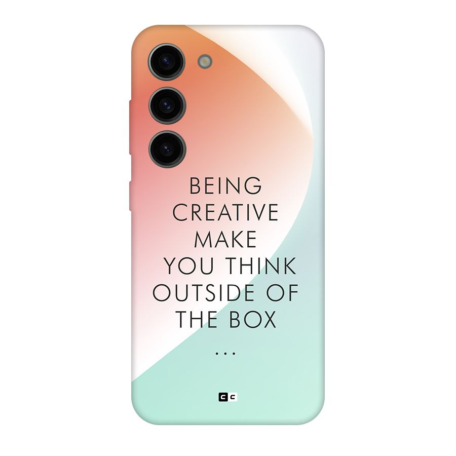 Being Creative Back Case for Galaxy S23