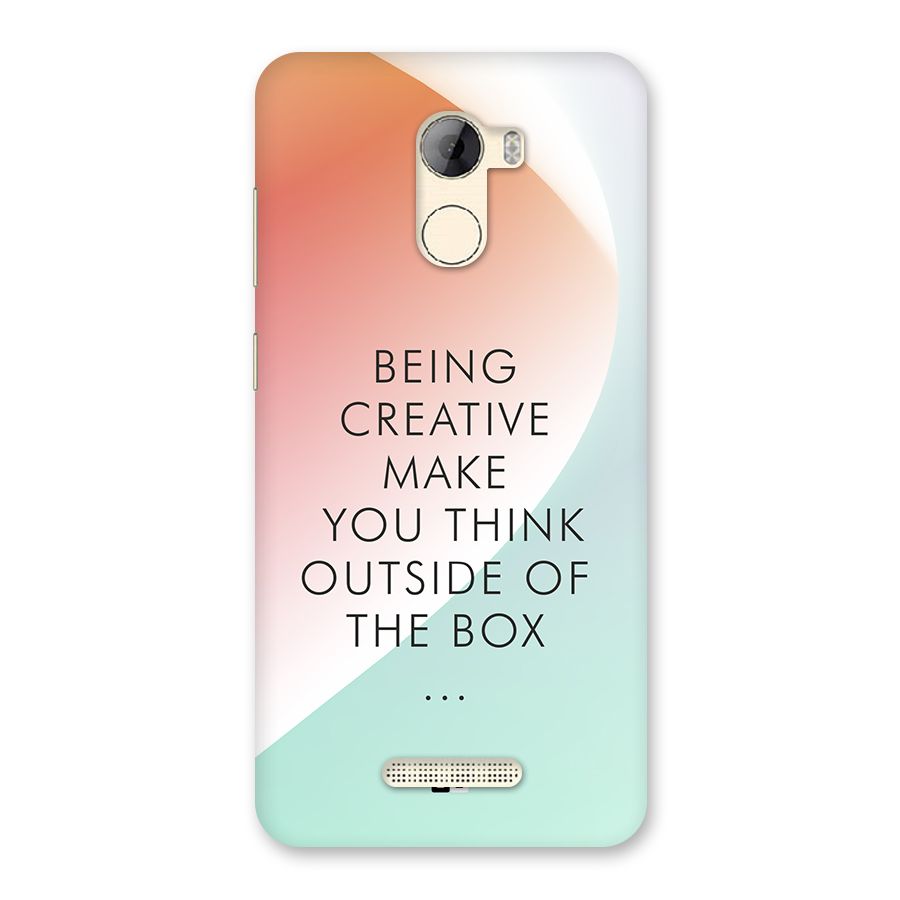 Being Creative Back Case for Gionee A1 LIte