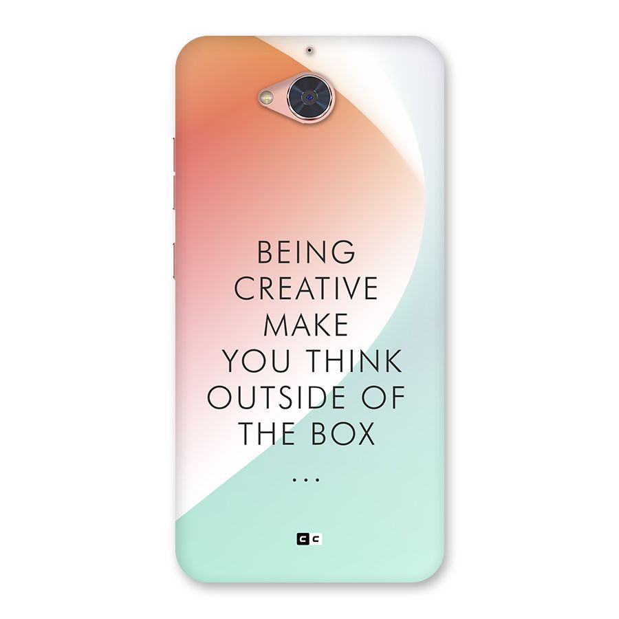 Being Creative Back Case for Gionee S6 Pro