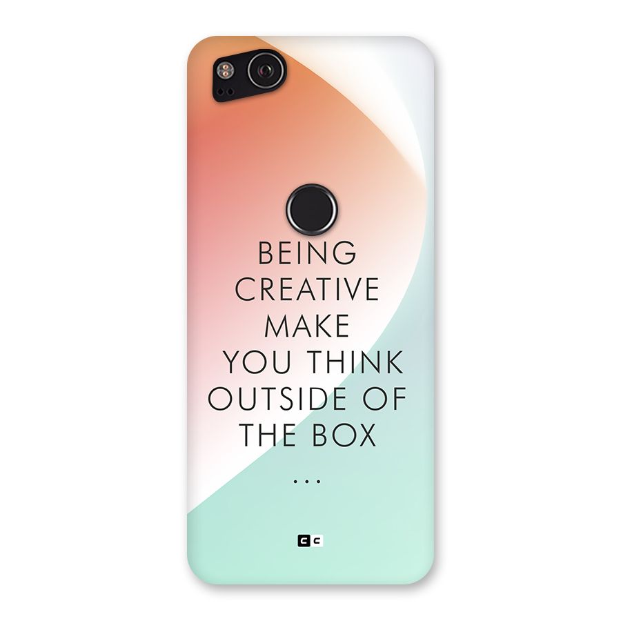 Being Creative Back Case for Google Pixel 2