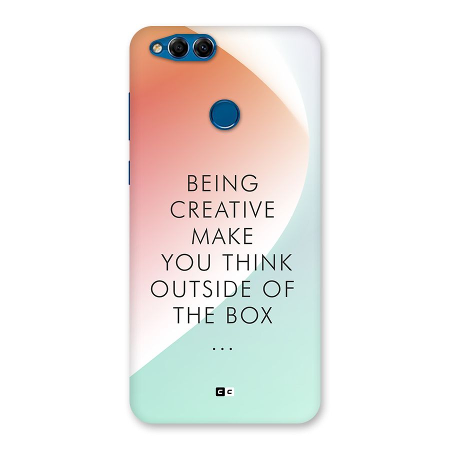 Being Creative Back Case for Honor 7X
