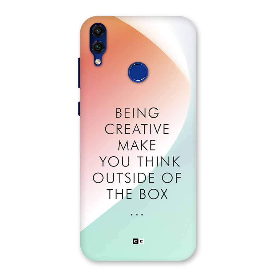 Being Creative Back Case for Honor 8C
