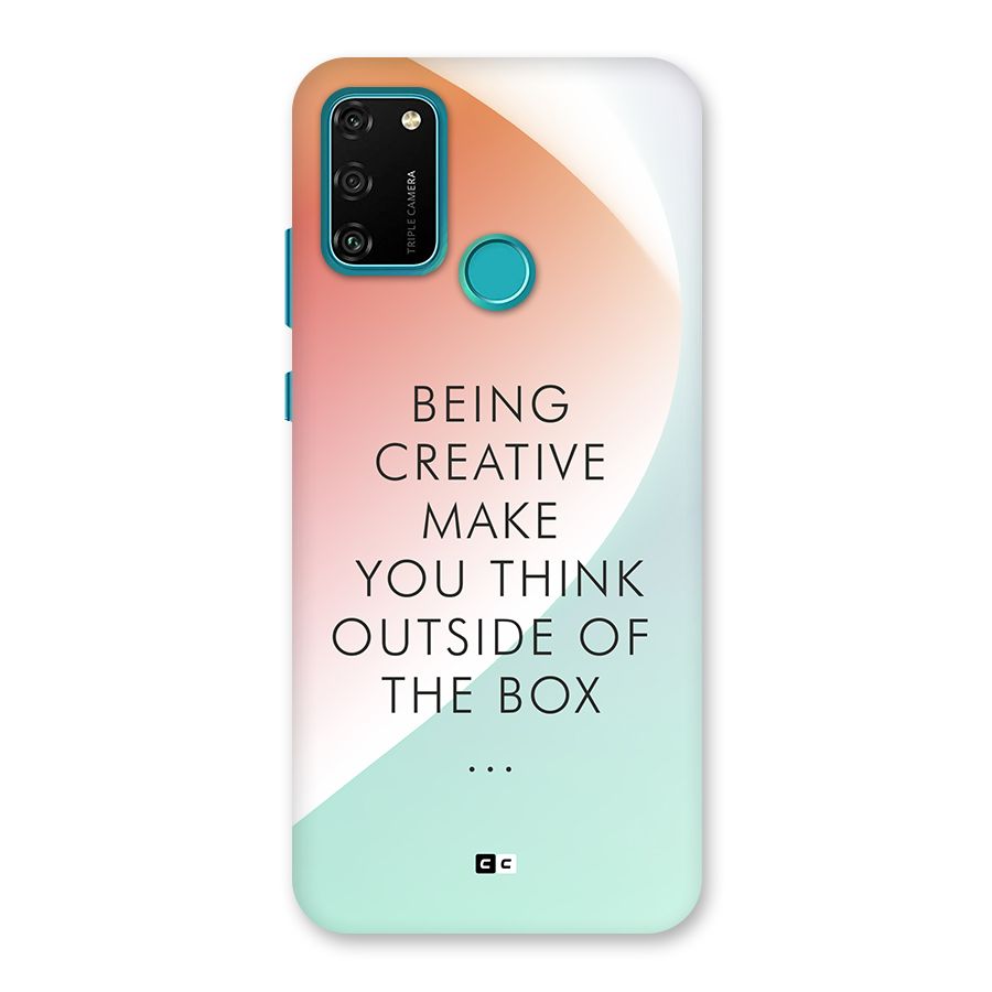 Being Creative Back Case for Honor 9A