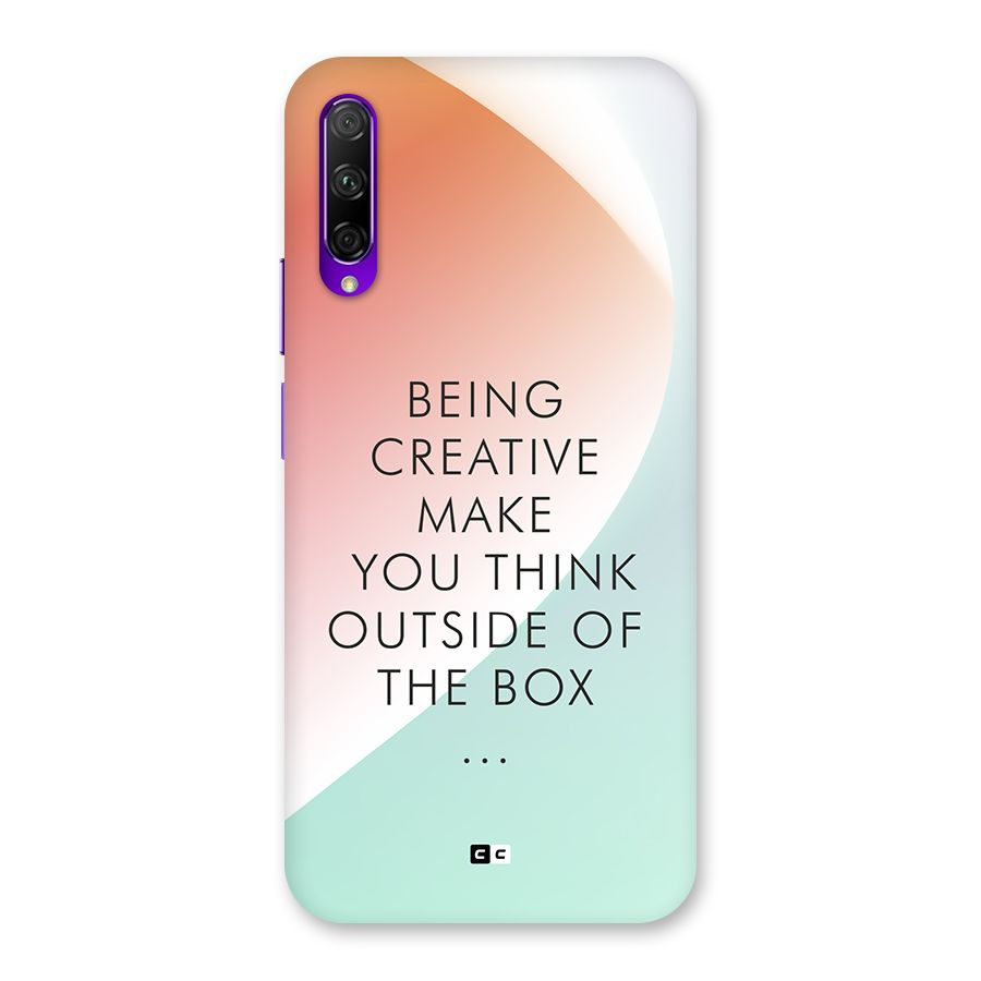 Being Creative Back Case for Honor 9X Pro