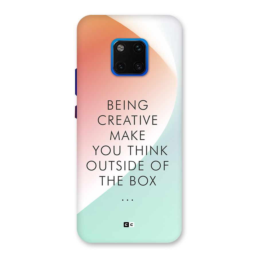 Being Creative Back Case for Huawei Mate 20 Pro