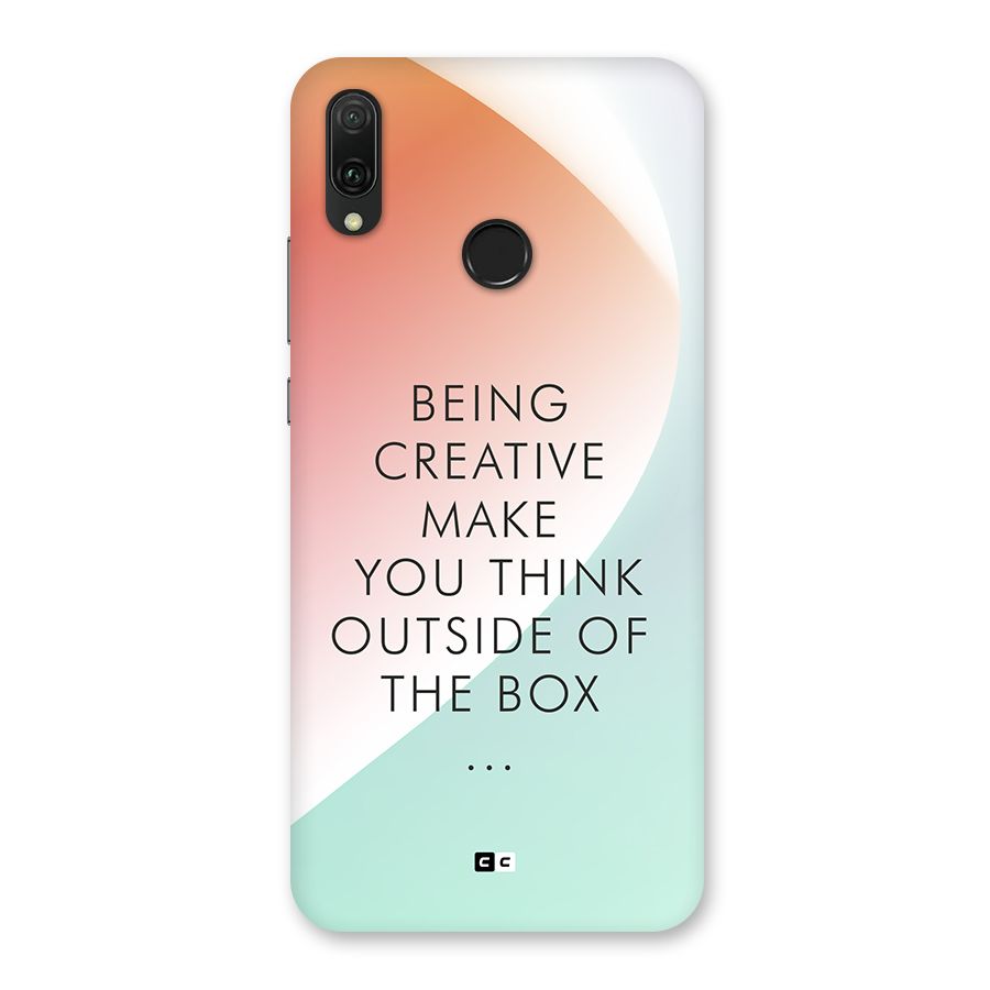 Being Creative Back Case for Huawei Y9 (2019)