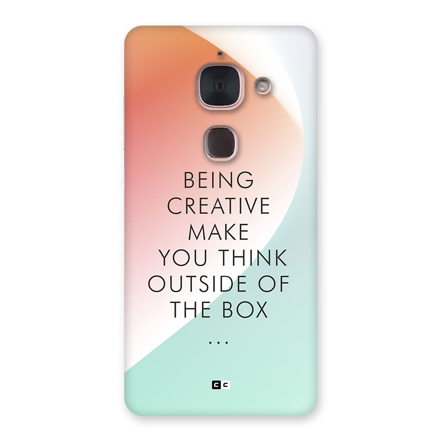 Being Creative Back Case for Le Max 2