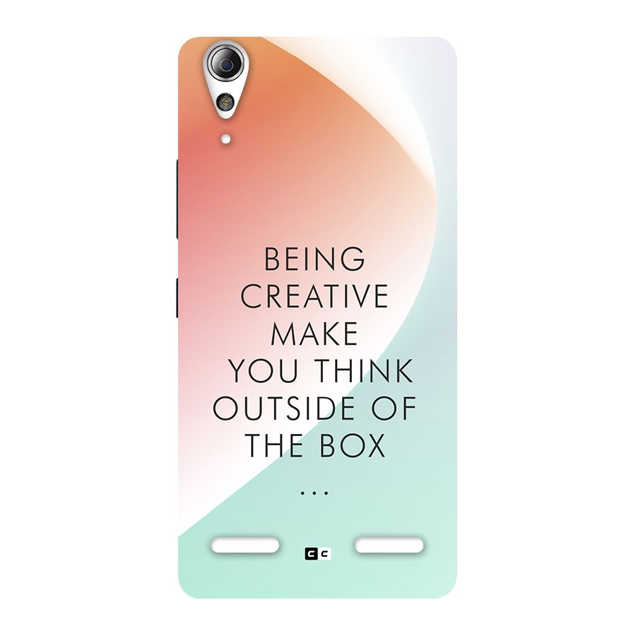 Being Creative Back Case for Lenovo A6000 Plus