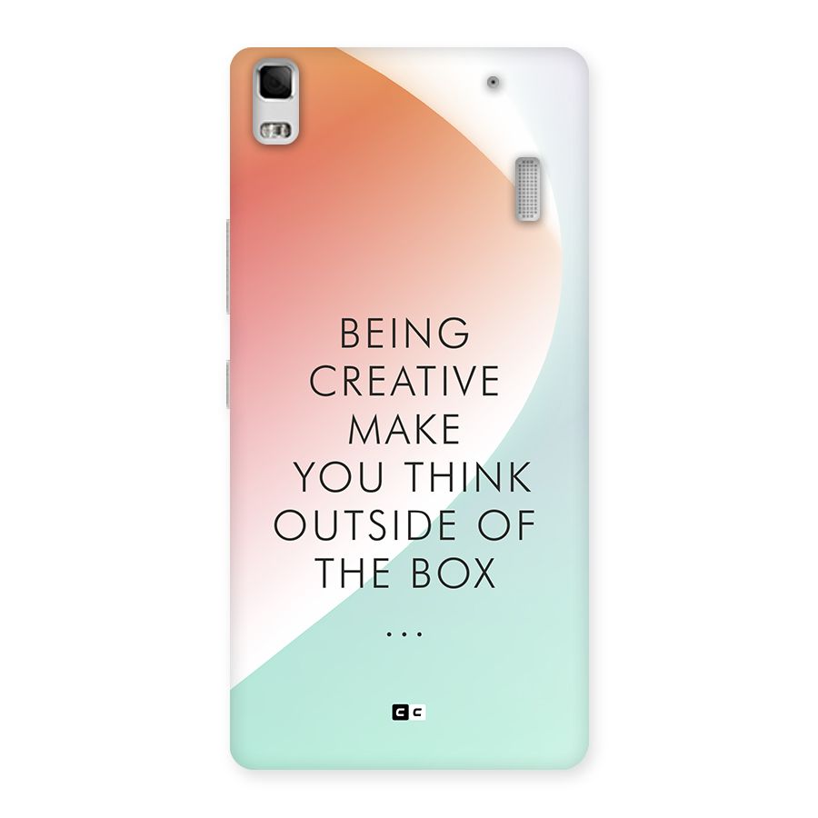 Being Creative Back Case for Lenovo A7000