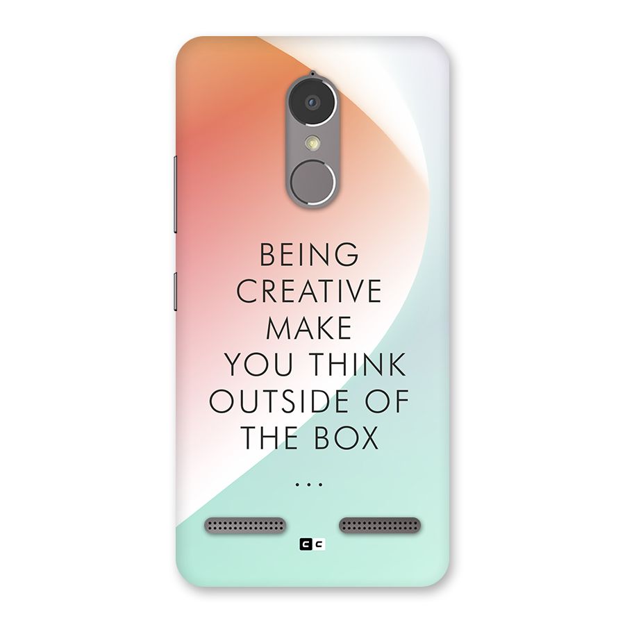 Being Creative Back Case for Lenovo K6