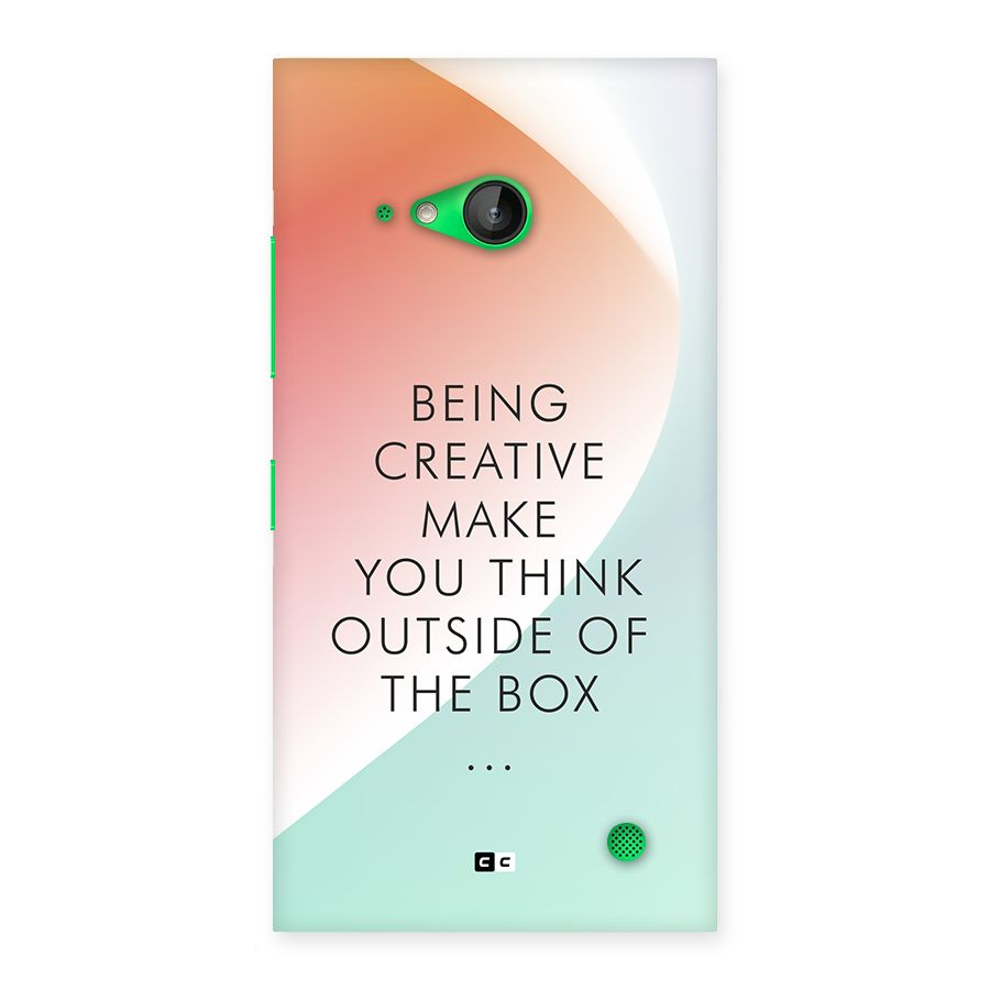 Being Creative Back Case for Lumia 730